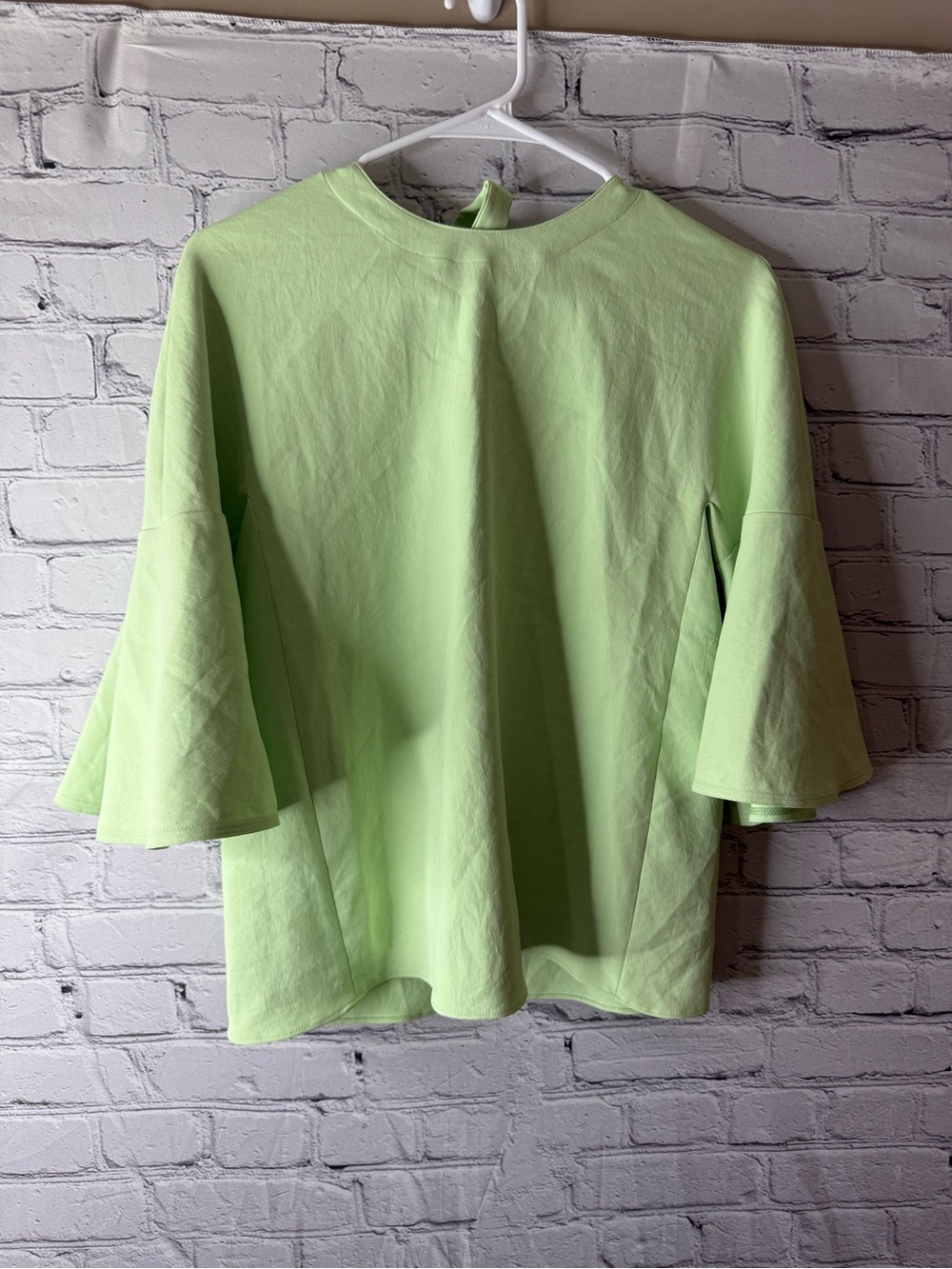 Tibi mint Green Bell Sleeve Women's Top size xs